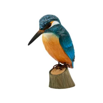 Decoratie IJsvogel (Handgesneden) "Een echte geluksbrenger" - Afbeelding 3