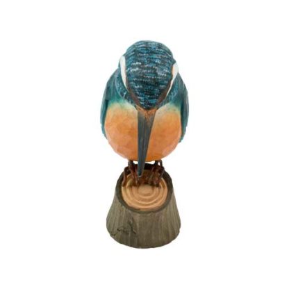 Decoratie IJsvogel (Handgesneden) "Een echte geluksbrenger" - Afbeelding 4