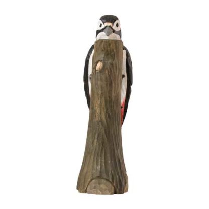 Handgesneden Bonte Specht Perfect Cadeau voor Vogelliefhebbers! - Afbeelding 4