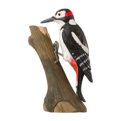 Handgesneden Bonte Specht Perfect Cadeau voor Vogelliefhebbers! - Afbeelding 2