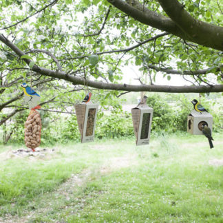 Voedersilo zonnebloempitten L 8,2 x D 8,1 x H 23,7 cm