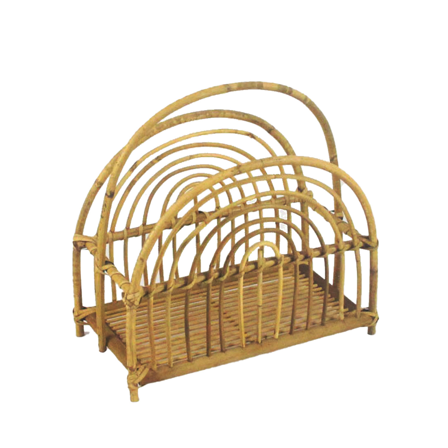 Krantenrek - Magazine rek Rotan - Afbeelding 2