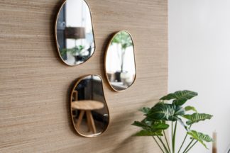 Mirror Kusa Set 3 stuks goud/brons